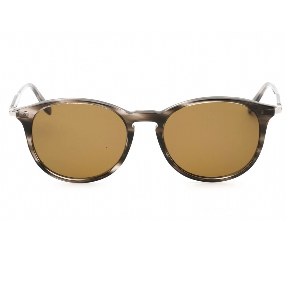 SALVATORE FERRAGAMO SF911S 003 Sunglasses Gray Frame Brown Lenses 53mm